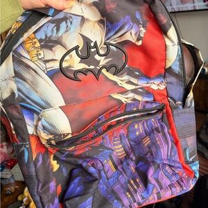 Batman multicoloured backpack with lots of compartments for your laptop and ect